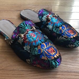 Wanted Multi Colored Mules - Size 8 1/2